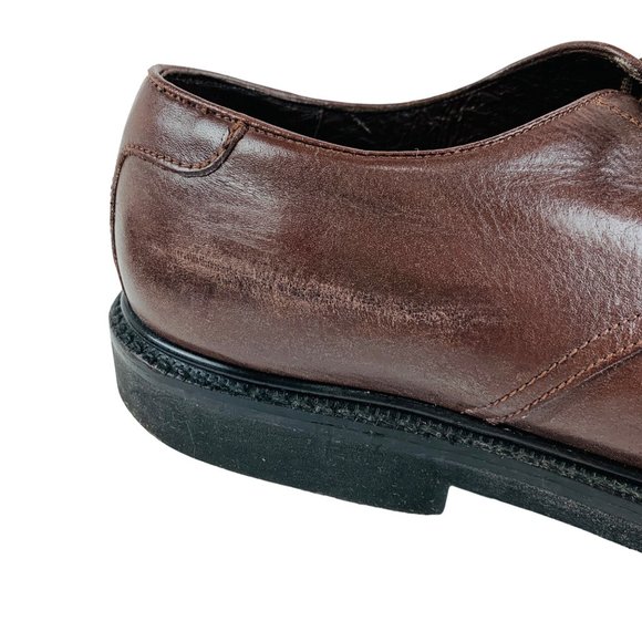 Hitchcock 150 Brown Leather Oxford Men\'s Wide Dress Shoes 13 3E main image 7